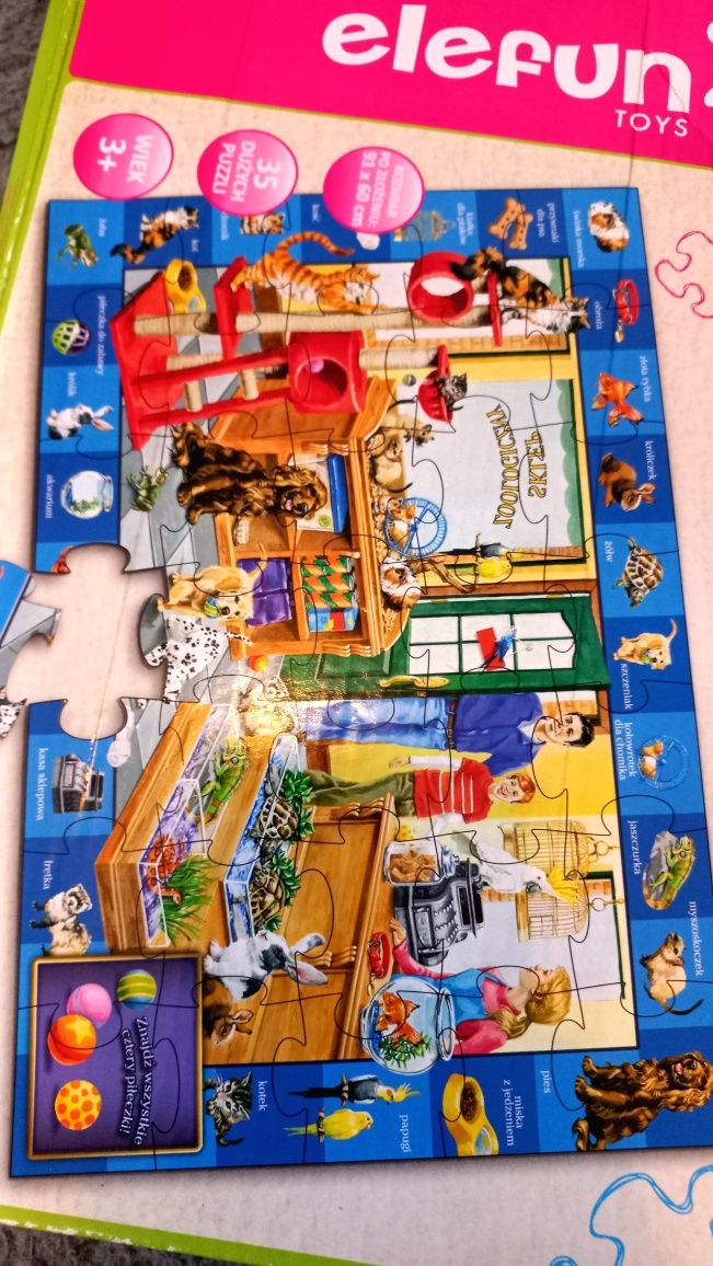DUŻE PUZZLE sklep zoologiczny