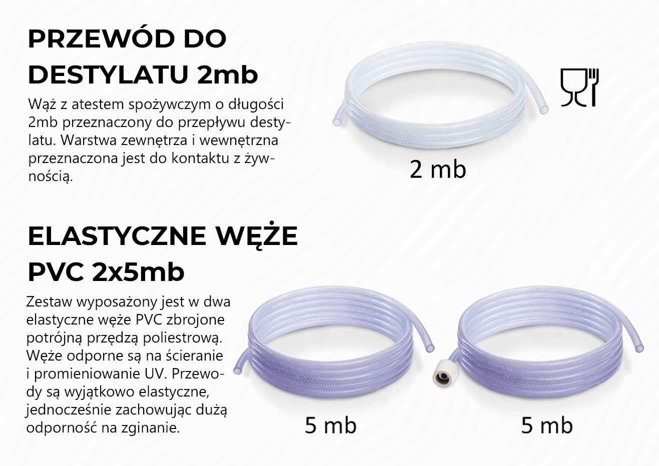 Destylator do bimbru elektryczny 25-50L kolumna destylacyjna