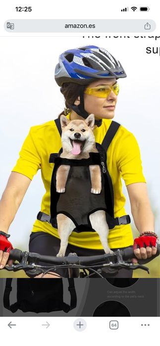 Mochila nova para transporte de caes pequenos