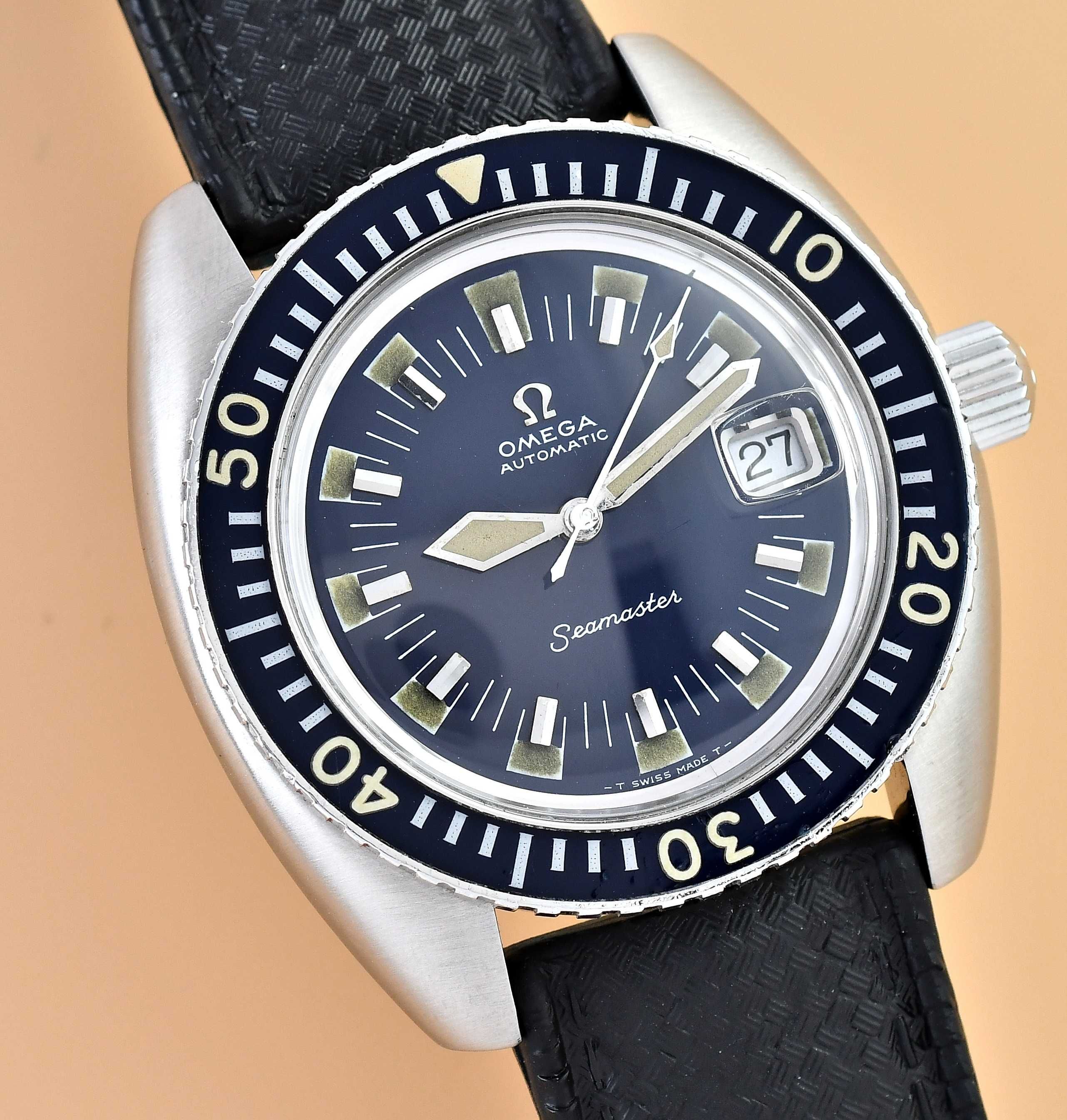 Zegarek vintage OMEGA Seamaster Automatic "Deep Blue" Cal.565 70' 42mm