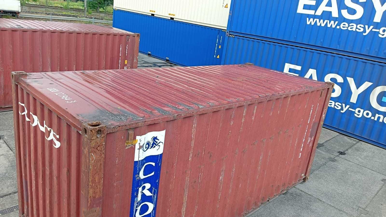 Kontener morski 20 DV / 6 metrów, używany / PZ