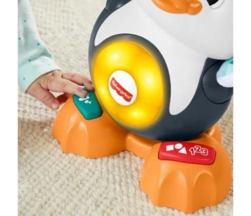 Інтерактивний пінгвін fisher price німецька мова