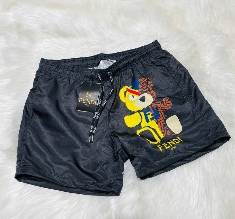 Белые шорты Louis Vuitton пляжные, для бассейна спортивные