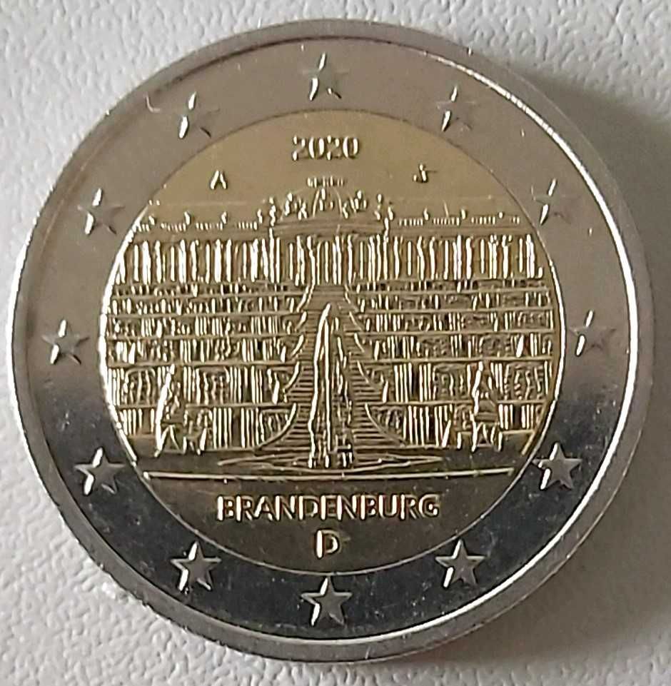 2 Euros 2020 A,  da Alemanha,  Palácio de Sanssouci