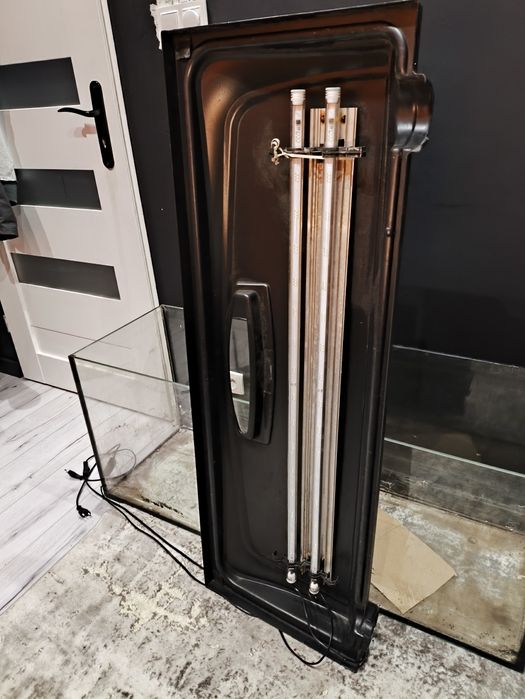 akwarium 240 l z klapa I dwoma lampami ledowymi (bez niczego)