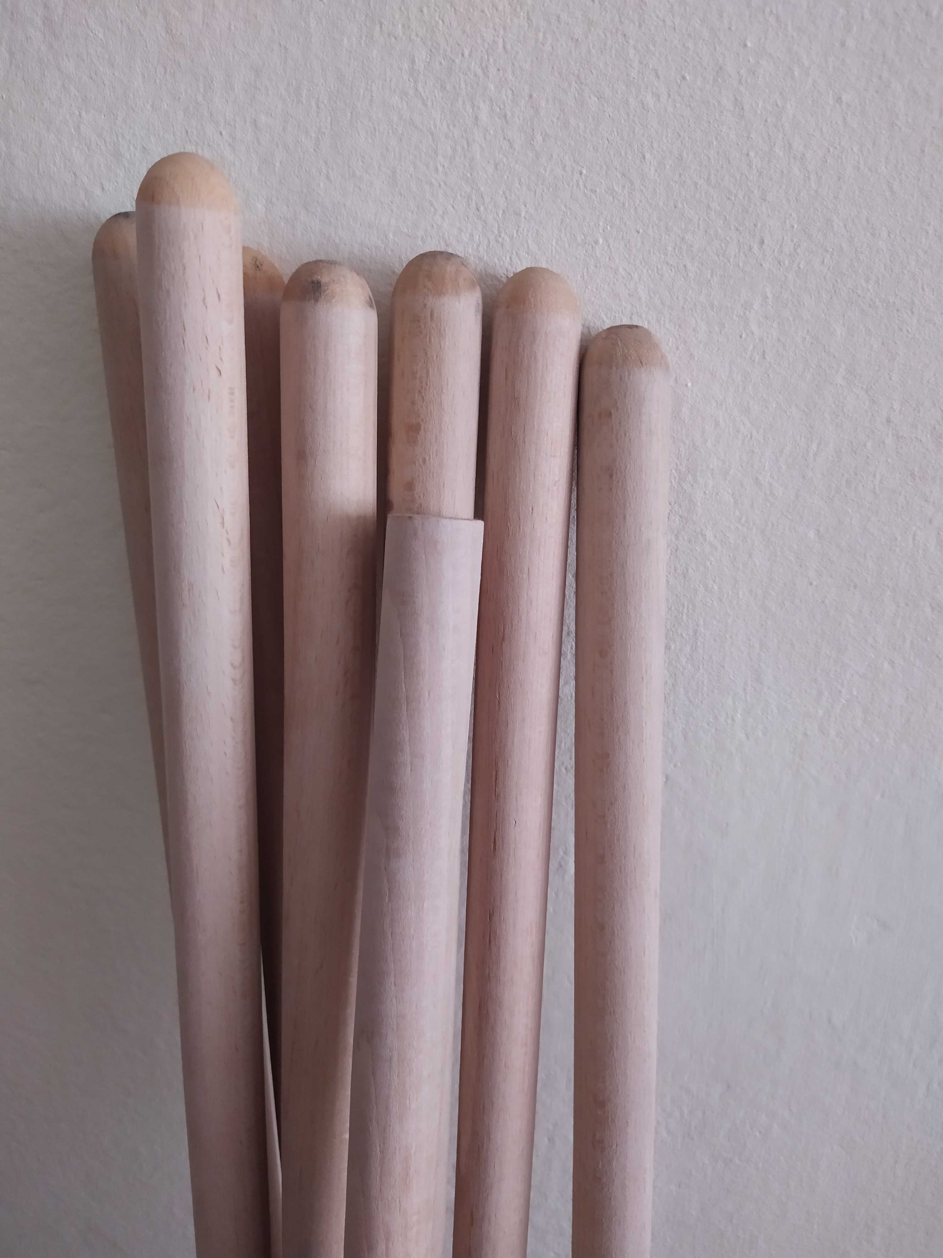 Kije drewniane różne rodzaje 120, 135, 150cm