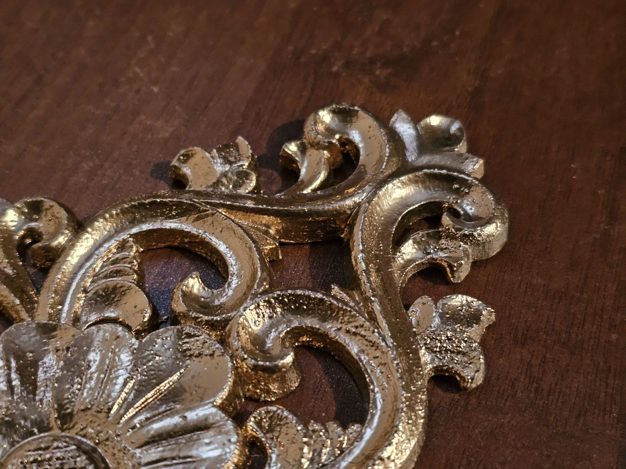 Dekora drewniana chrom ornament