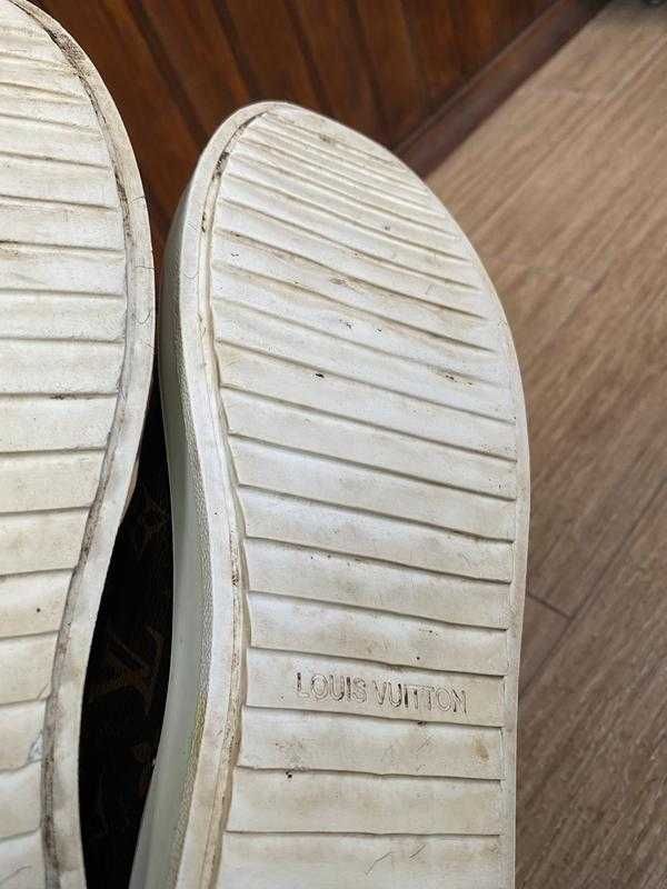 Louis Vuitton монограмные кожаные ботинки