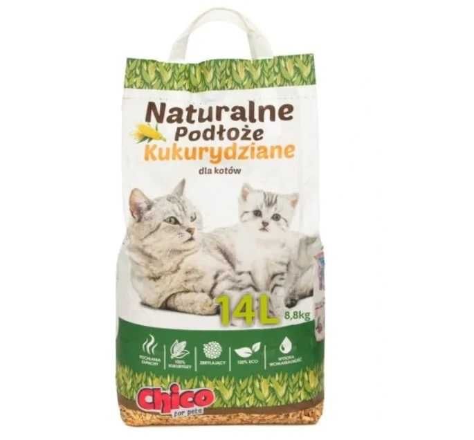 CHICO Corn podłoże kukurydziane 14L dla kota