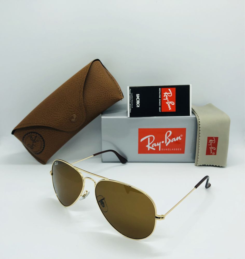 Солнцезащитные очки Ray Ban Aviator Large Metal 3025 001/33 58 стекло