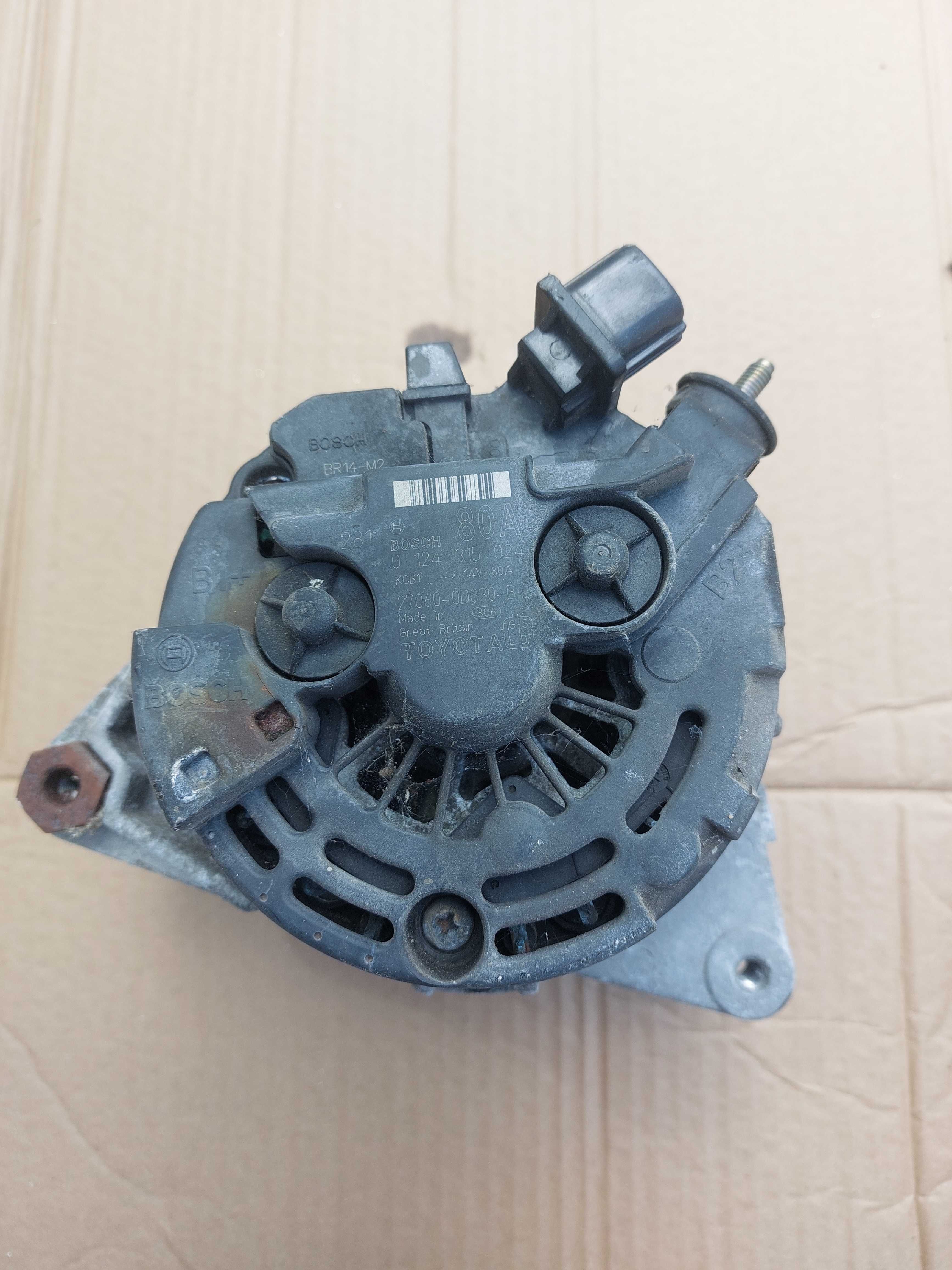 Alternator TOYOTA Corolla E12 T22 1.4 1.6 VVTI 02-07.r 80A ORG 024