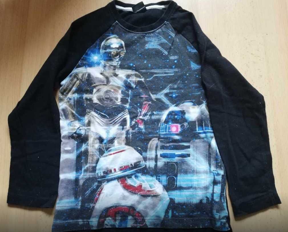 Bluzka 116 Star Wars C3PO R2D2 BB8