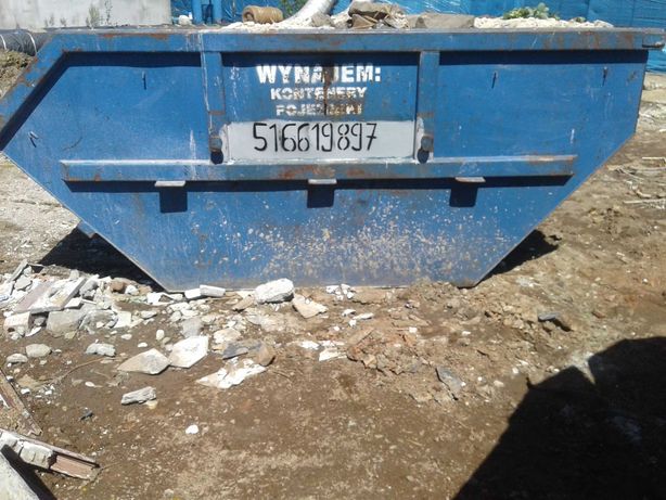 wywóz gruzu śmieci kontenery kontener na odpady mieszane, sprzątanie