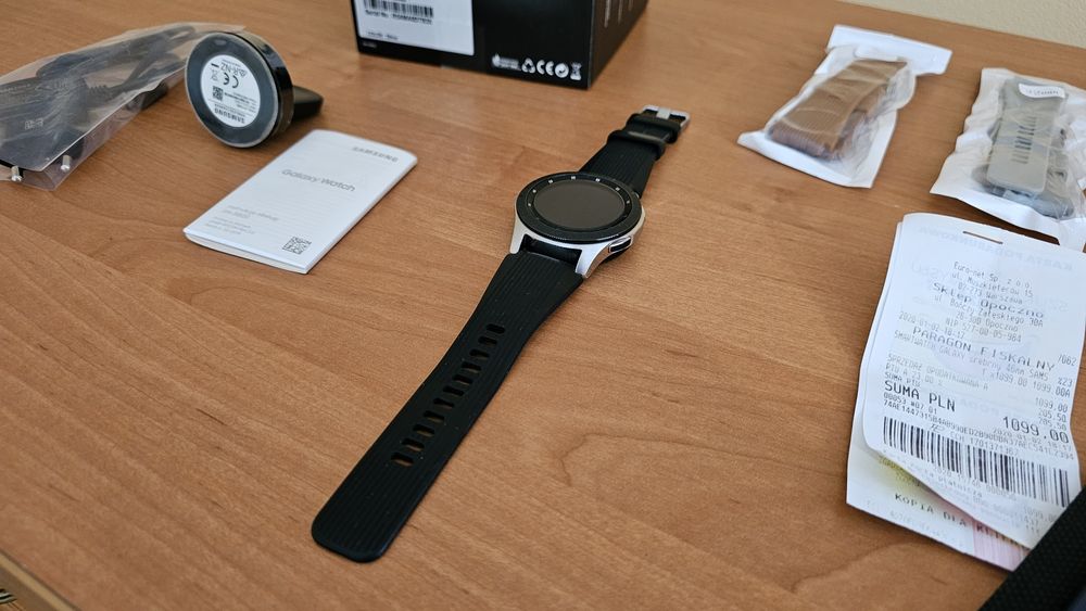 Zegarek Smartwatch Samsung Galaxy Watch 46mm SM R800 DF99 Idealny