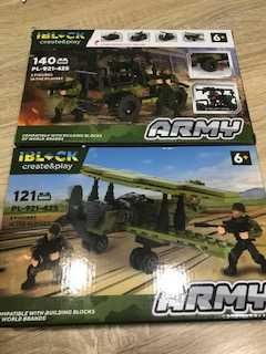 Конструктор IBLOCK Army  121 дет. и  140 дет (PL-921-425) новый