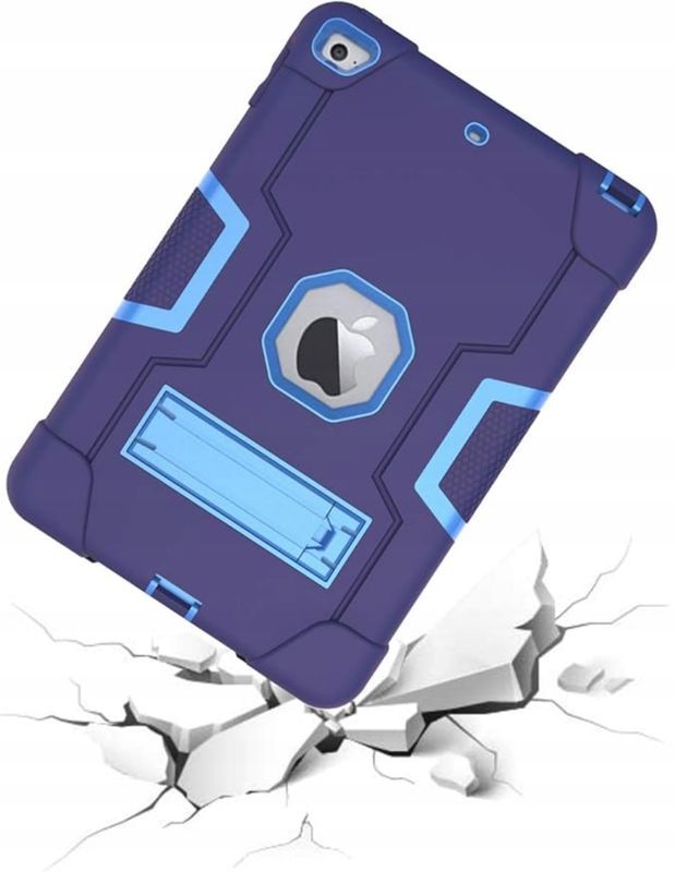 Etui case obudowa do iPad mini4/5 granatowo-niebieska z podpórką