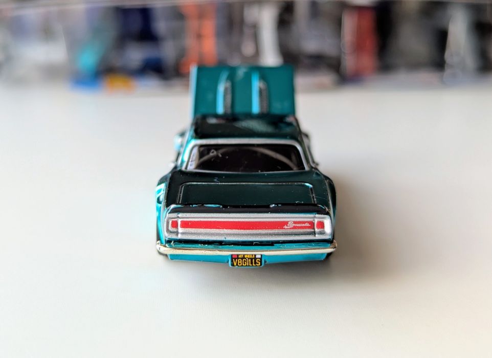 '68 Custom Plymouth Barracuda Hot Wheels RLC RED LINE CLUB Хот вілс