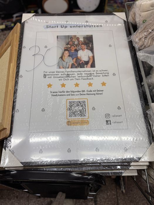 Czarna ramka 50x70cm