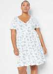 B.P.C sukienka shirtowa w kwiaty 48/50.