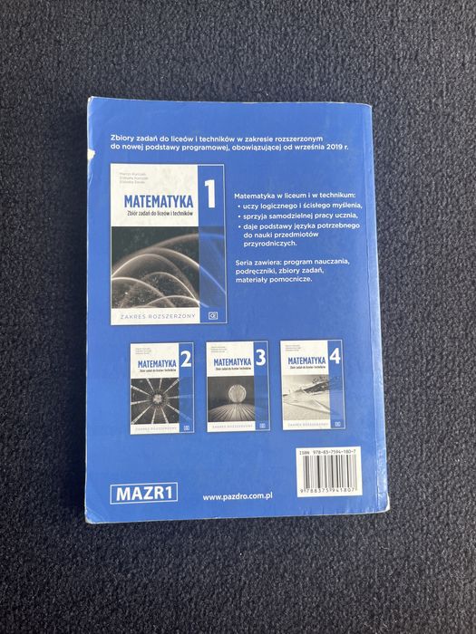 Matematyka 1 zbior zadan zakres rozszerzony