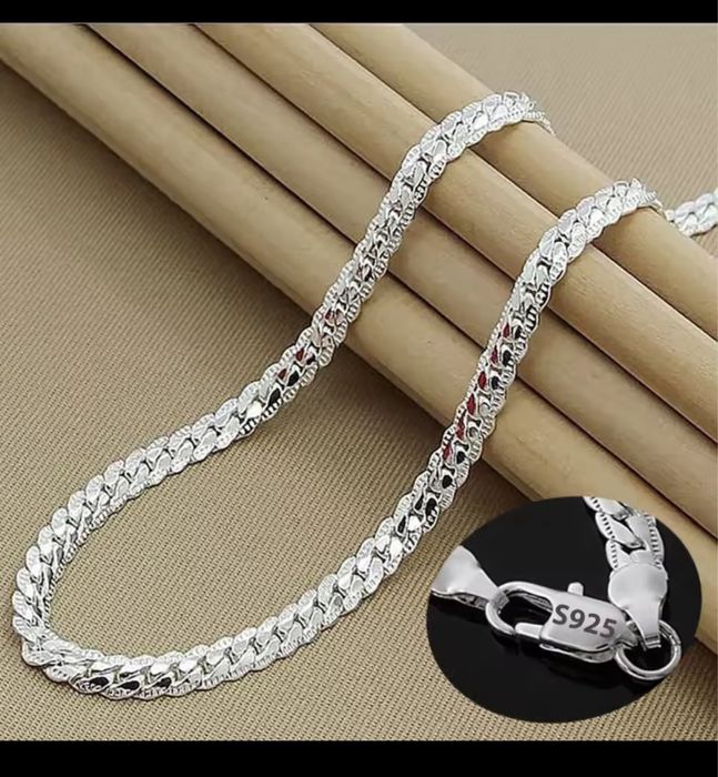 Комплект срібло 925 Знижка -70%! Ланцюжок+браслет чоловічий