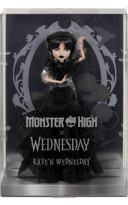 Lalka Wednesday Addams Monster High HXJ04 Lalka Szkolny Mundurek