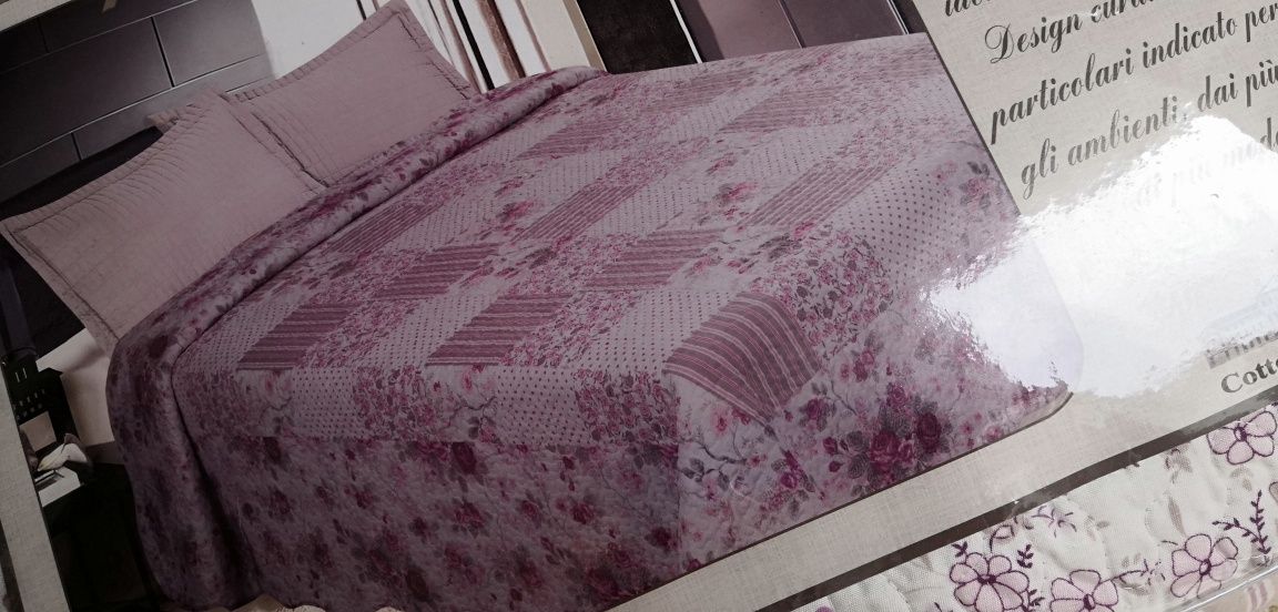 Nowa włoska narzuta kapa na łóżko 250x260 cm nowa