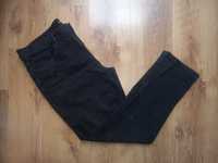 Czarne rozciągliwe spodnie (jeansy) męskie | W42/L32 (XXL) | TU
