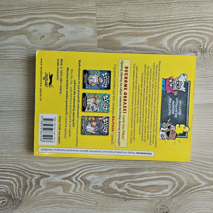 Kapitan Majtas Przerażający Plan Profesora Pofajdanka Dav Pilkey