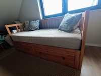 Sofa łóżko materace leżanka Ikea Hemnes rozkładana