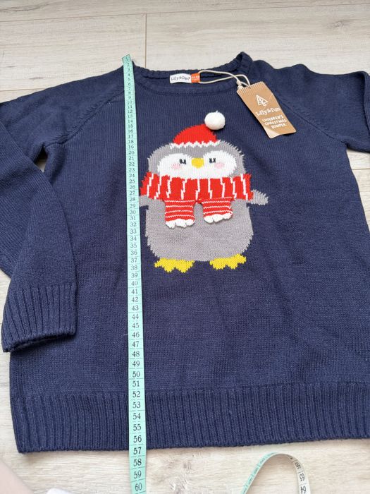 Новорічний сведер/ джемпер/ різдвяний / S/ 11-12 років
