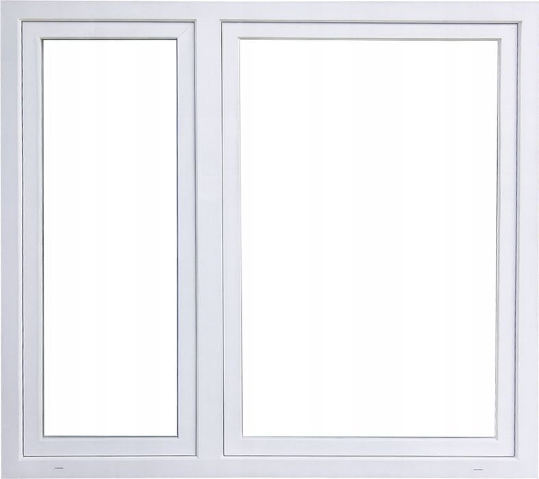 OKNO KacprzaK 146X143 OKNA PCV NOWE 1460x1430 Białe Lider Okna OLX