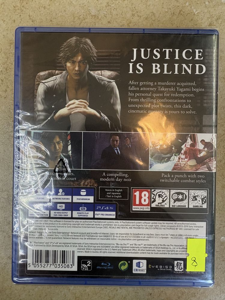 Judgment gra ps4 Nowa
