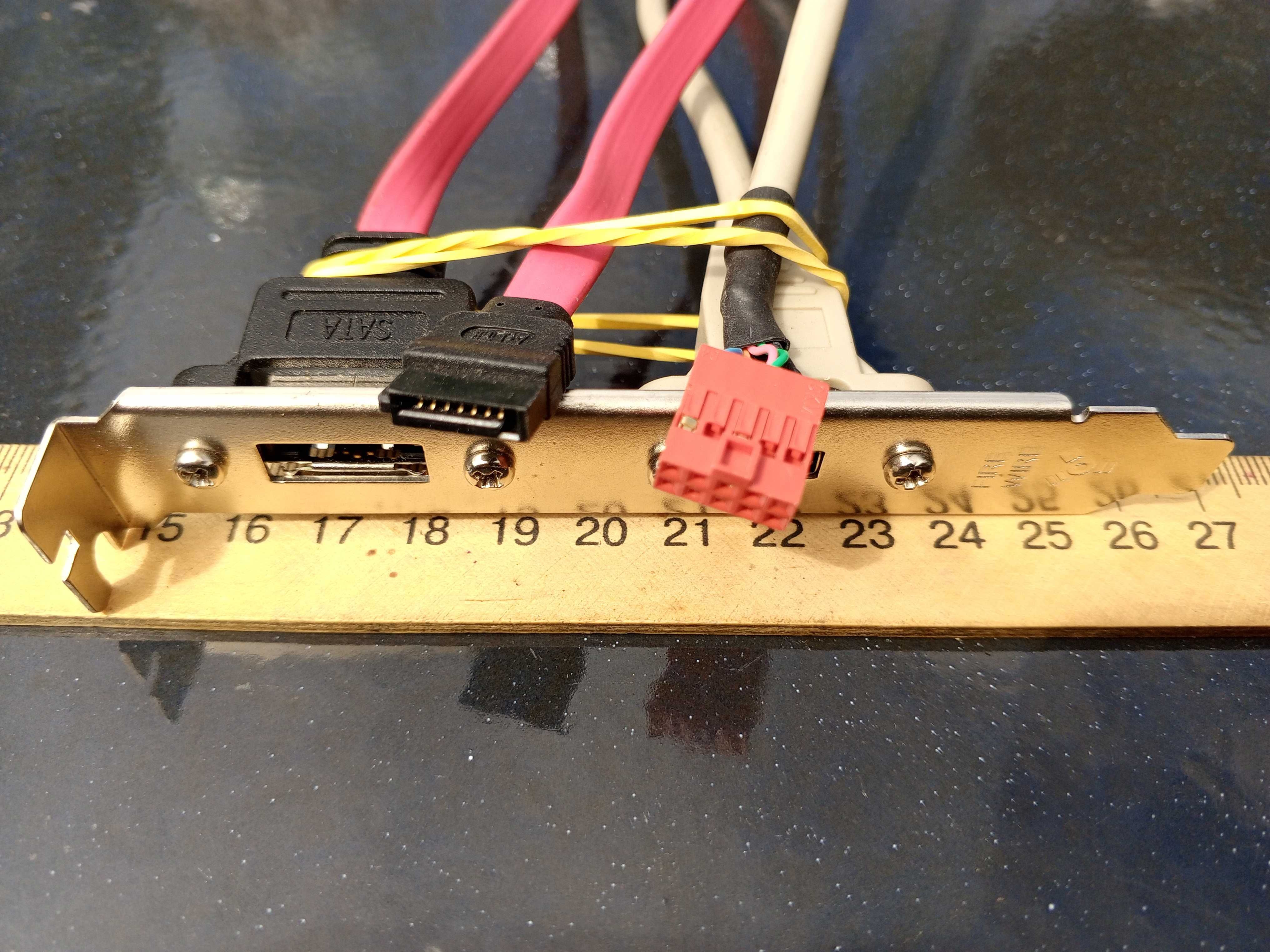 Планка для Пк SATA, ІЕЕЕ 1394  FireWire (Dupont 9 PIN).