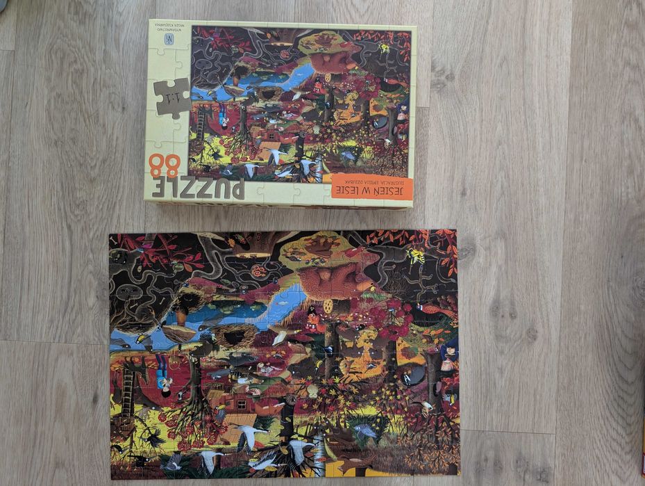 Puzzle Rok w Lesie 54 i 88