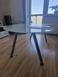 Biurko szklane IKEA GALANT owalne Wrocław-Wysoka