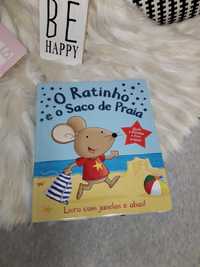 Livro "O Ratinho e o Saco de Praia"