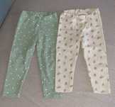 Legginsy spodnie H&M 92 prążkowane waflowane