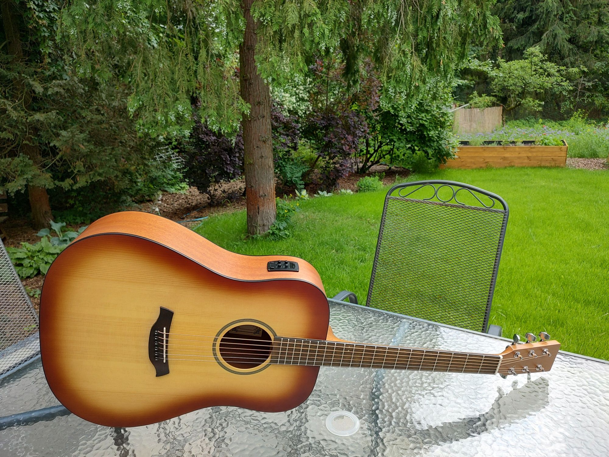 NOWA Logan DN11 EQ SB gitara elektroakustyczna Piękny instrument //