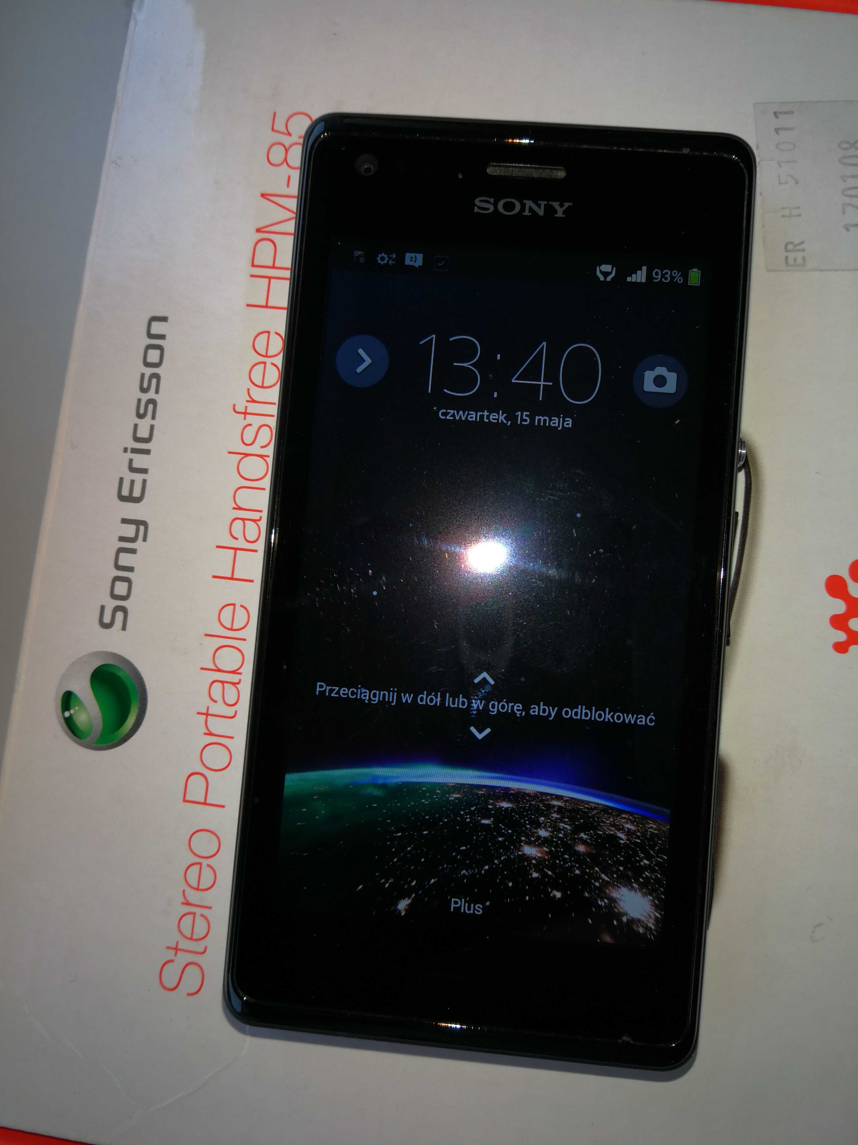 Smartfon telefon SONY XPERIA M C1905 NFC GPS wifi Snapdragon android