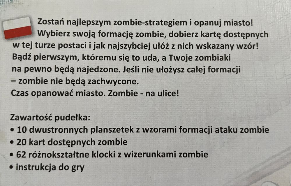 Gra logiczna edukacyjna zombie Log IQ