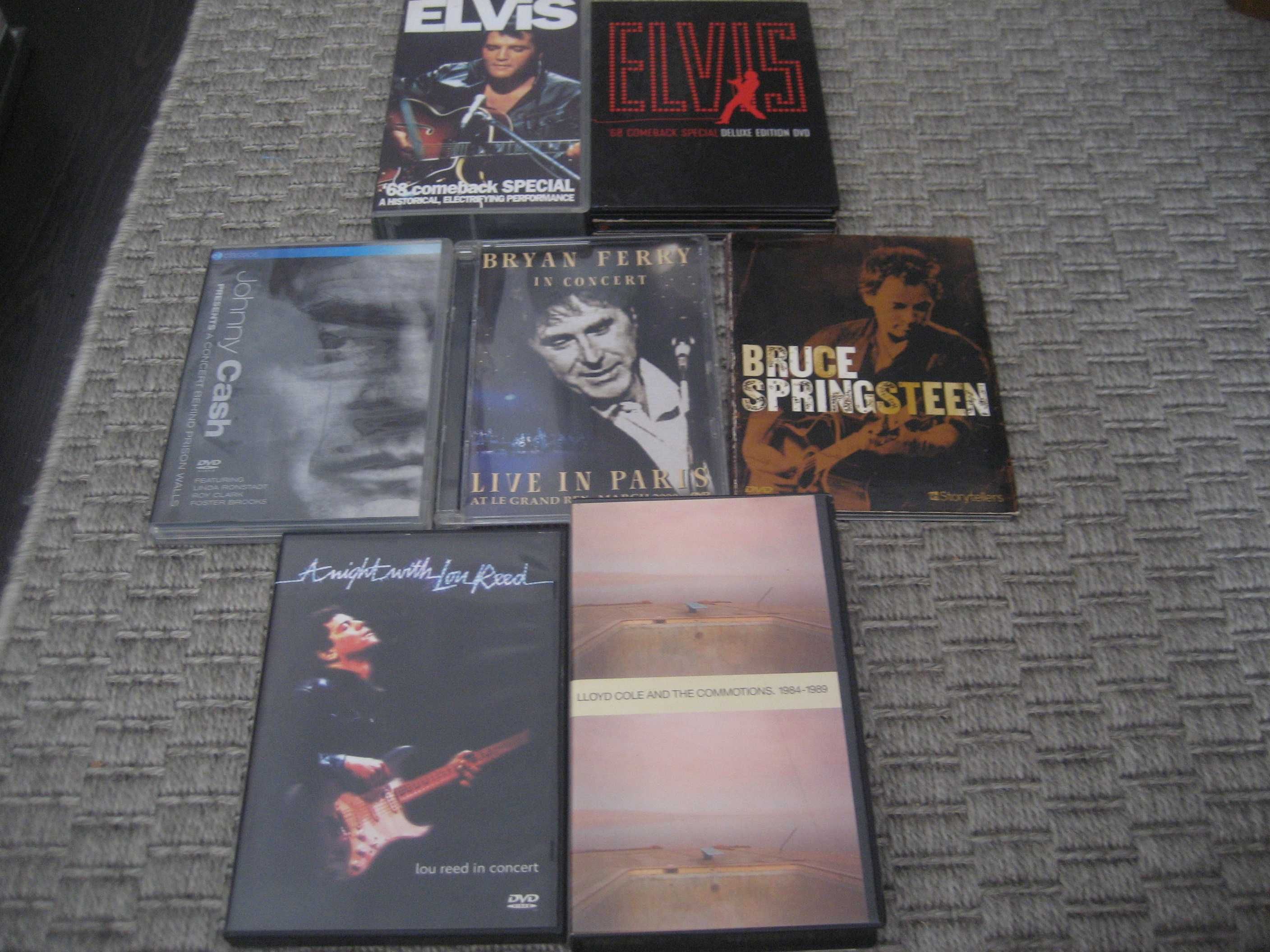82 DVDs Musicais - concertos, videoclips, Portugal, Brasil, etc