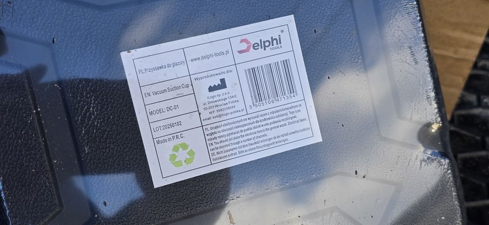 PRZYSSAWKA  do kafelek płytek próżniowa do szyb glazury