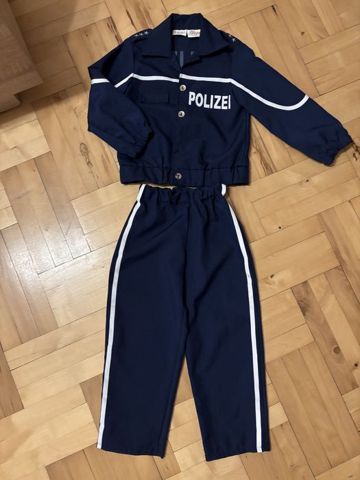 Stroj policjanta bal karnawałowy Polizei