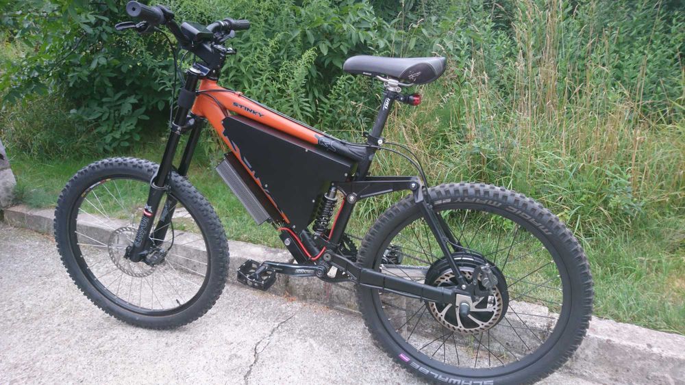Kona Stinky konwersja E-bike