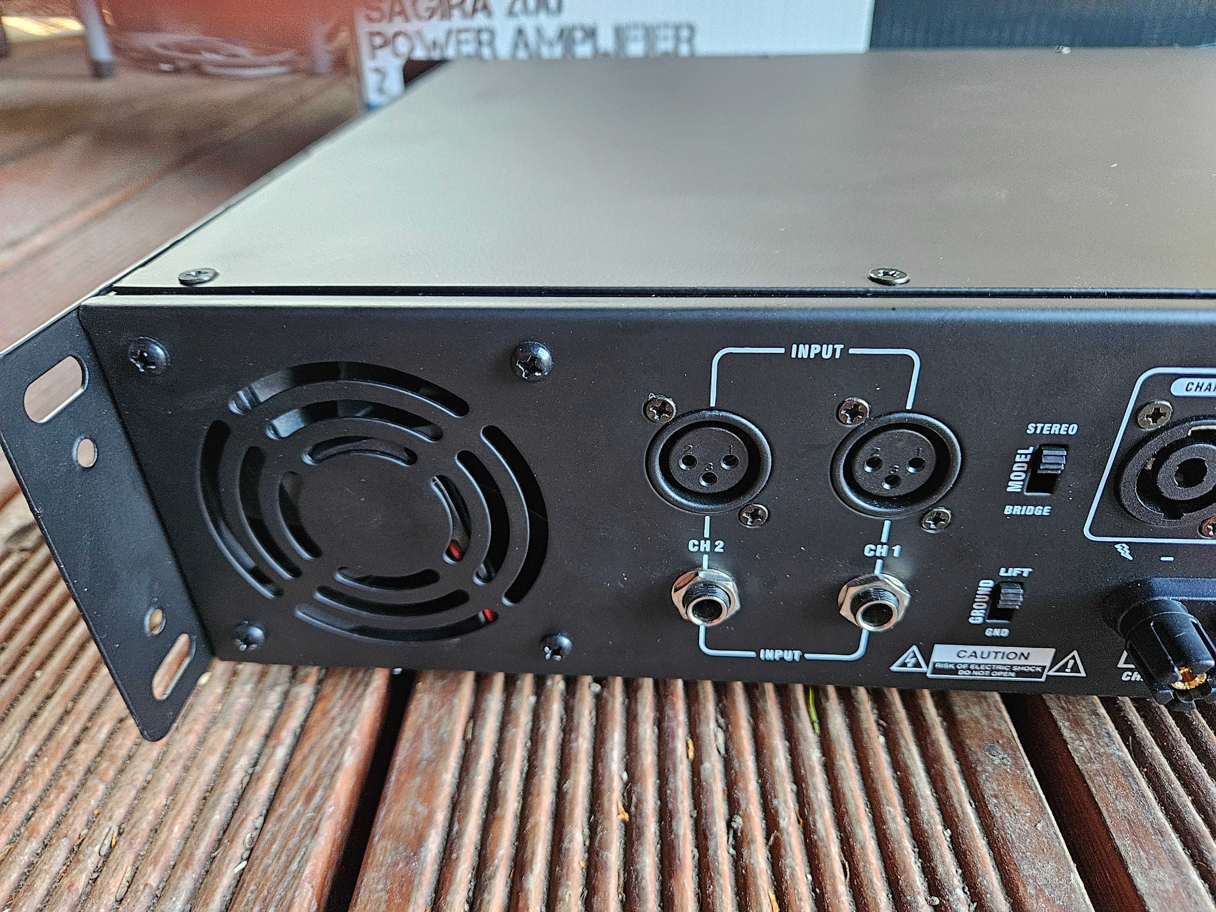 Końcówka mocy hq sagira 200 2x200RMS 8ohm