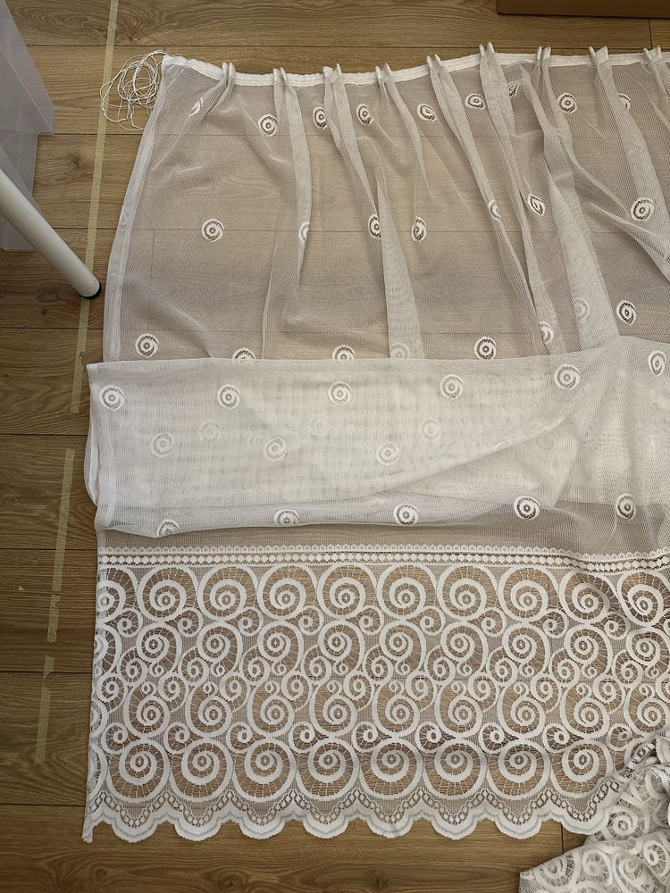 Firanki, firanka salon, 2 sztuki DUŻE