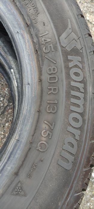 Opony zimowe z 2021r 8mm 145/80/13 Kormoran 6N