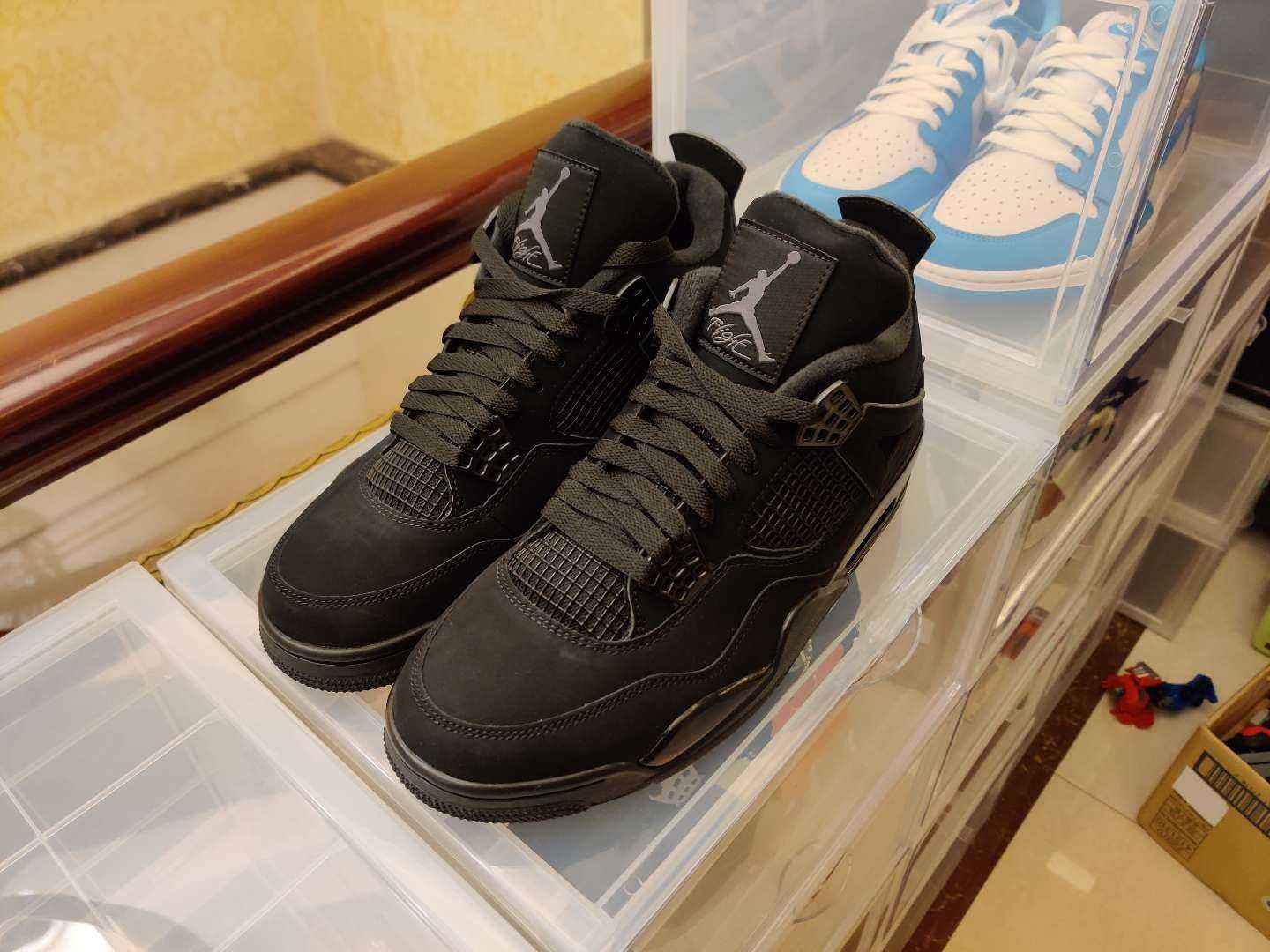 NikeAir Jordan 4 Retro BlackCat nowy z metką UnisexTrampki R45