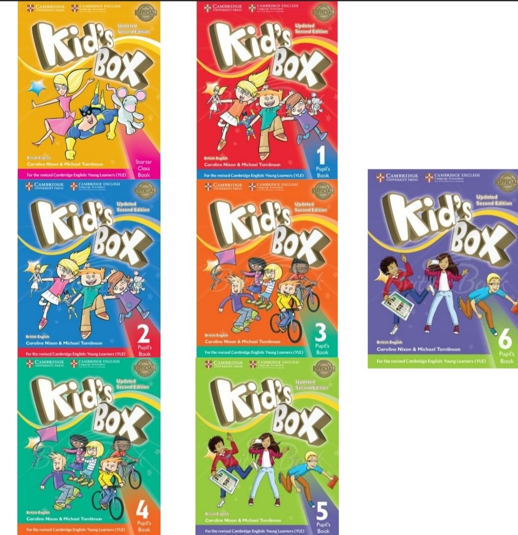 Kid's Box Updated 2nd edition - srarter, 1,2,3,4,5,6